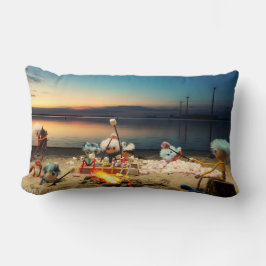 Almofada Lombar Fubby's bij kampvuur met marchmello's.