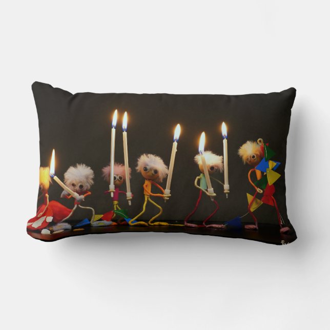 Almofada Lombar Fubby's die feestelijk met kaarsjes lopen, grappig (Frente)