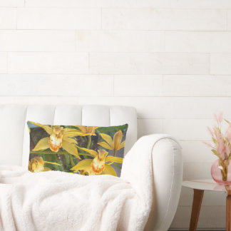 Almofada Lombar Full Blown Yellow Orchids