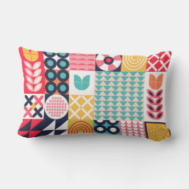 Almofada Lombar Funky Colorido Vibrante
