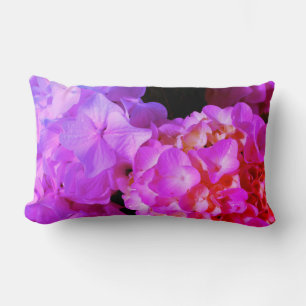 Almofada Lombar Fushia Pink Hydrangeas