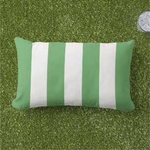 Almofada Lombar Gamas de Cabana Verde Clássica Simples