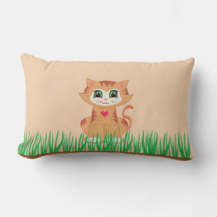 Almofada Lombar Gatinho Fofo Desenho & Planta