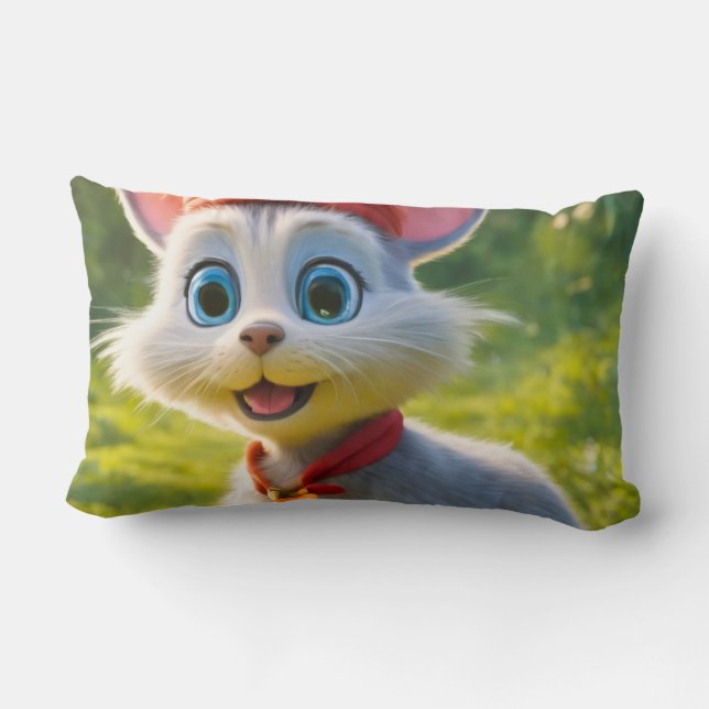 Almofada Lombar Gato E Rato Cujo Rato (Verso)