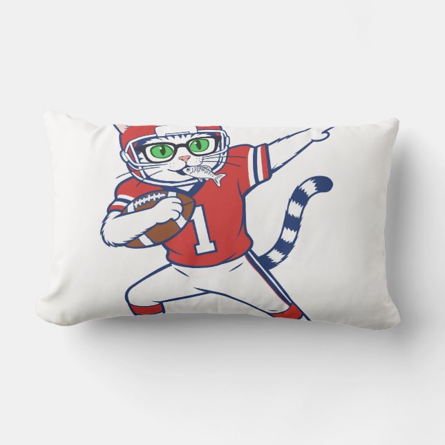 Almofada Lombar Gato Touchdown  (Frente)