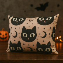 Gatos Pretos Fofos & Halloween Celestial