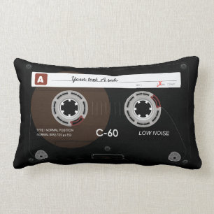Almofada Lombar Gaveta de música retro velha MixTape
