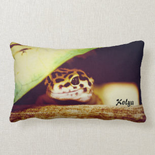 Almofada Lombar Geco do leopardo