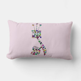 Almofada Lombar Gimmel - Letra hebraica