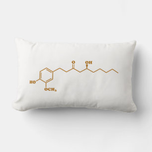 Almofada Lombar Ginger Gingerol Molécula Fórmula Química
