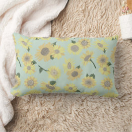 Almofada Lombar Girassóis Amarelo-amarelo-alaranjado