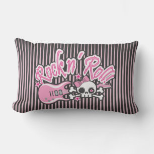 Almofada Lombar Girly Rock n' Roll Skull