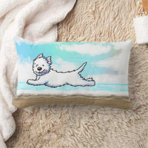 Almofada Lombar Gleeful Running Westie