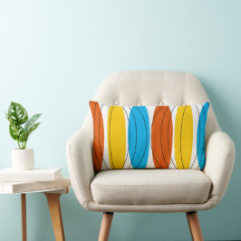 Almofada Lombar Globe Strike travesseiro decorativo cor de laranja