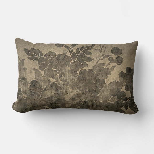 Almofada Lombar Gold Toned Floral Lumbar/Accent Pillow (Frente)