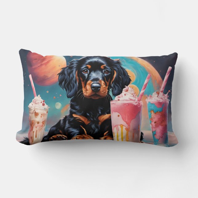 Almofada Lombar Gordon Setter Puppy N Milkshakes (Frente)