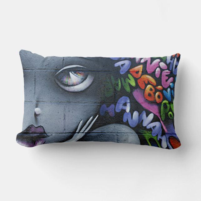 Almofada Lombar Grafite de fada (Frente)