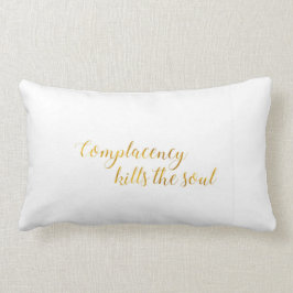 Almofada Lombar Grande travesseiro com grande mensagem