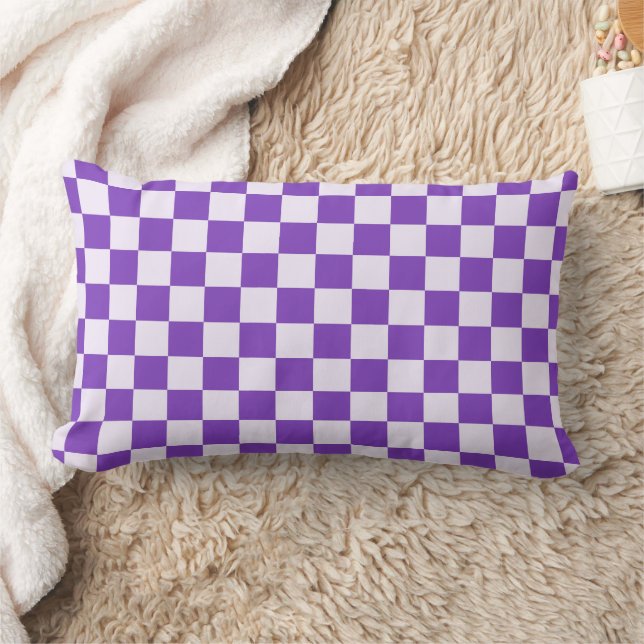 Almofada Lombar Grape soda checkerboard pattern (Cobertor)