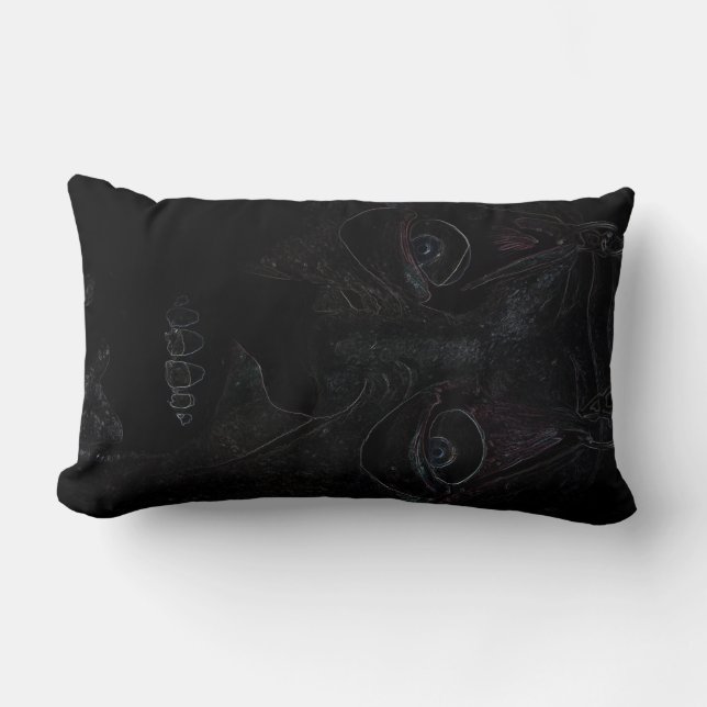 Almofada Lombar Gritar Travesseiro Horror Skull Hug Me (Frente)