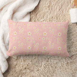 Almofada Lombar Groovy Blush Boho Daisy Floral Jardim Padrão Wrap