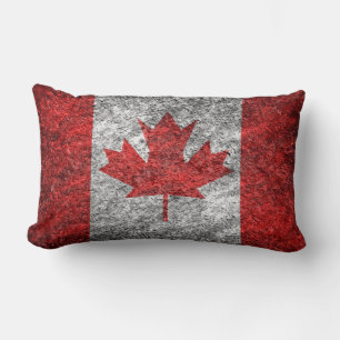 Almofada Lombar Grunge Canadian Flag