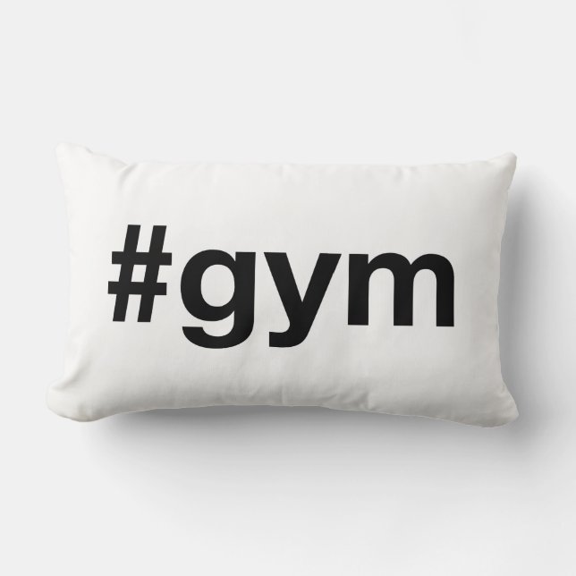 Almofada Lombar GYM Hashtag (Frente)