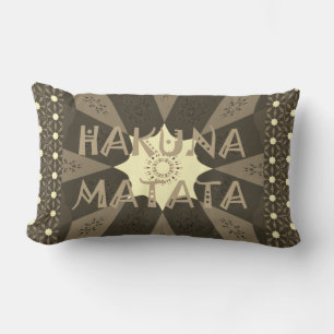 Almofada Lombar Hakuna Matata Vetor Floral design
