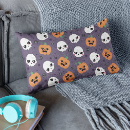 Almofada Lombar Halloween Kawaii Pattern