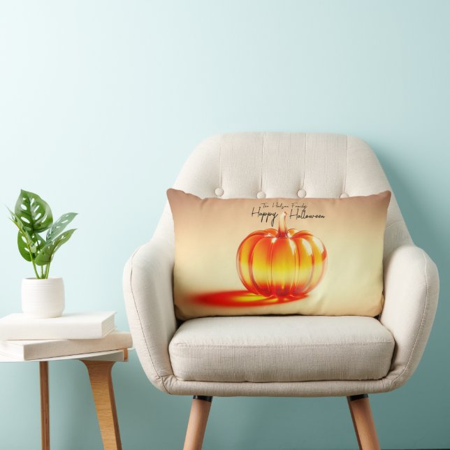 Almofada Lombar Happy Halloween Citrouille  (Cadeira)