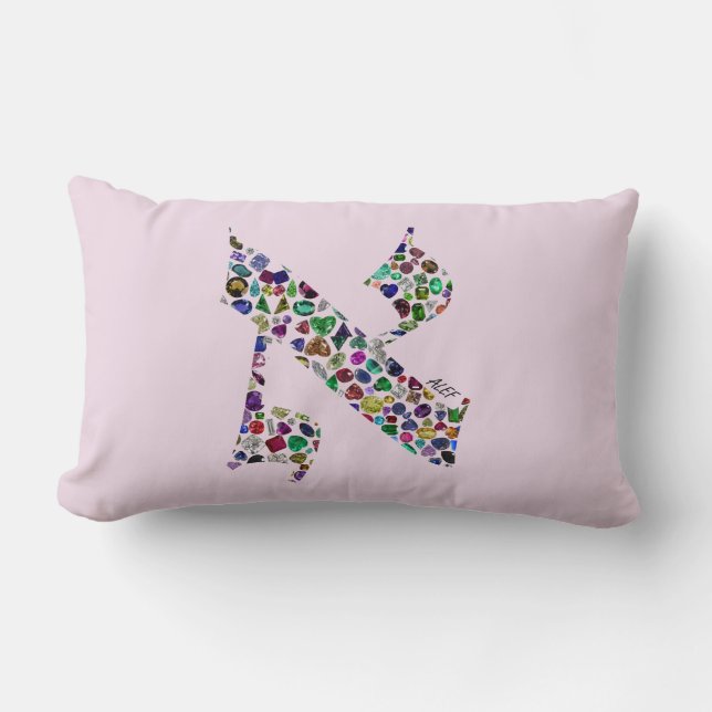 Almofada Lombar Hebraico - Letra ALEF (Frente)