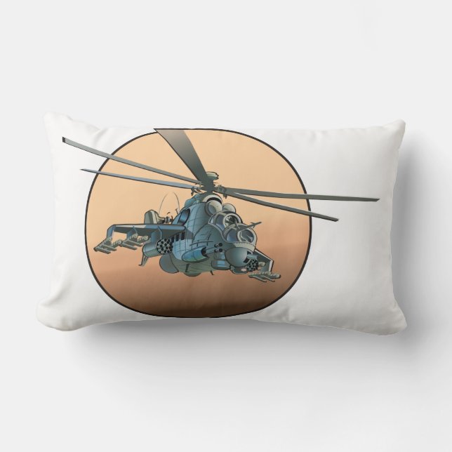 Almofada Lombar helicóptero de animação (Frente)