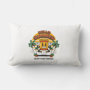Almofada Lombar Hello Summer Retro Mascot
