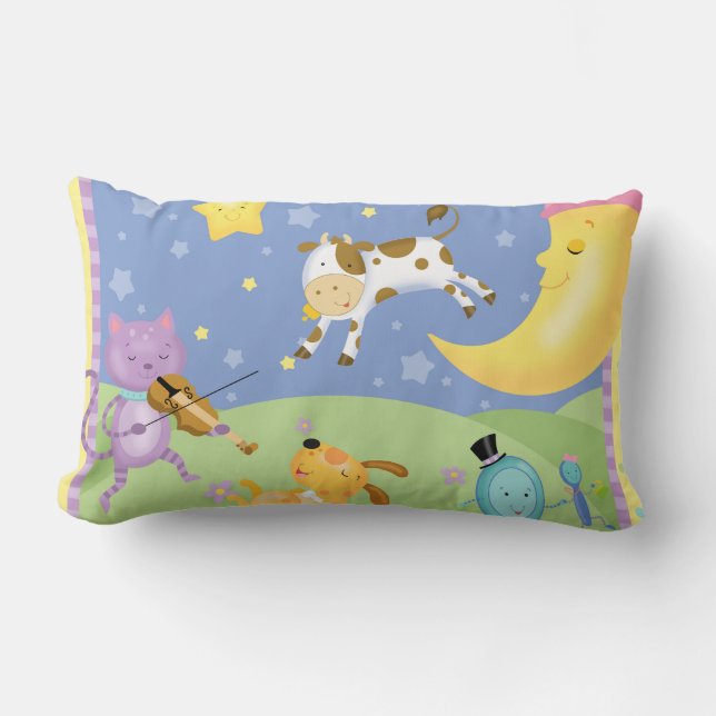 Almofada Lombar Hey Diddle Diddle o travesseiro lombar (Frente)