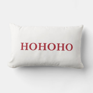 Almofada Lombar HO-HO-HO, Natal, Papais noeis riem Travesseiro dec