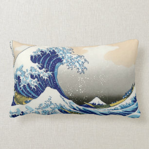 Almofada Lombar Hokusai Fuji, japonês oriental Legal, vê paisage