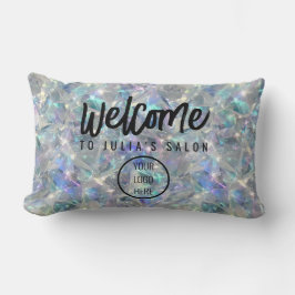 Almofada Lombar Holographic Opal Stone Background