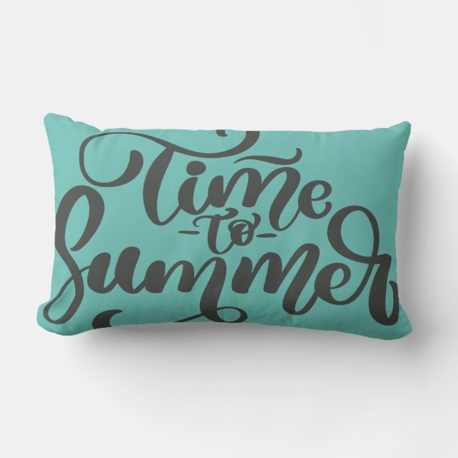 ALMOFADA LOMBAR HORA AO VERÃO (Frente)