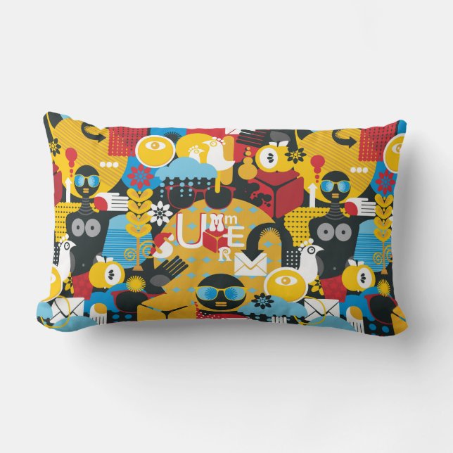 Almofada Lombar Hora de Verão (Frente)