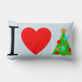 Almofada Lombar I Heart Christmas Travesseiro