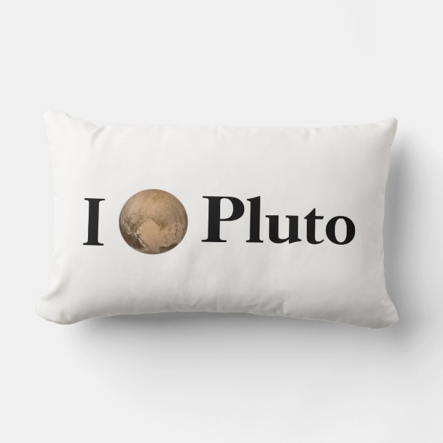 Almofada Lombar I Heart Pluto (Frente)