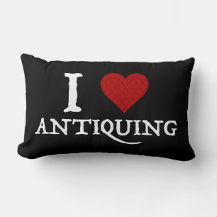 Almofada Lombar I Love (Heart) Antiquing