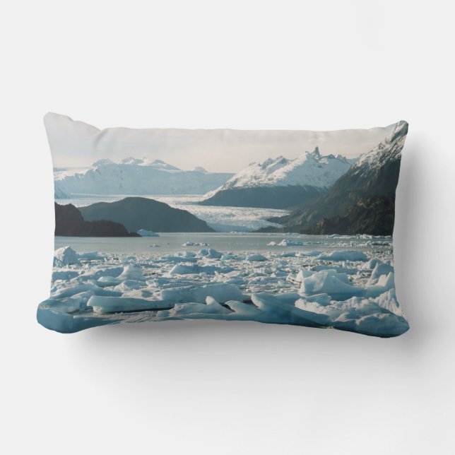 Almofada Lombar Icebergs Glaciais (Frente)
