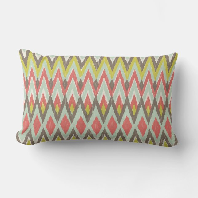 Almofada Lombar Ikat tribal (Frente)
