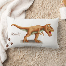 Ilustração do Dinossauro Castanho T-Rex Tyrannosau