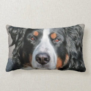 Almofada Lombar Imagem da foto do cão de montanha de Bernese