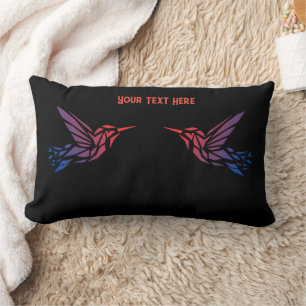 Almofada Lombar Imagem de Pássaro Personalizada Fonte Murray Tecid
