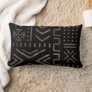Almofada Lombar Impressão Contemporâneo de Lama Africana