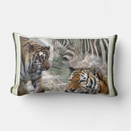 Almofada Lombar Impressão de selva primitiva