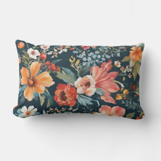 Almofada Lombar Incrível Aquarela Flores